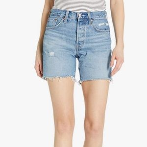 Levi's Women's 501 Mid Thigh Denim Shorts